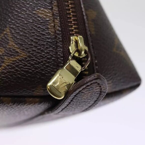 LOUIS VUITTON Monogram Trousse Demi Ronde Cosmetic Pouch - Picture 7 of 15